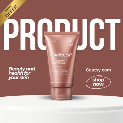 Medicube Collagen Overnight Wrapping Peel Off Facial Mask Pack of 1