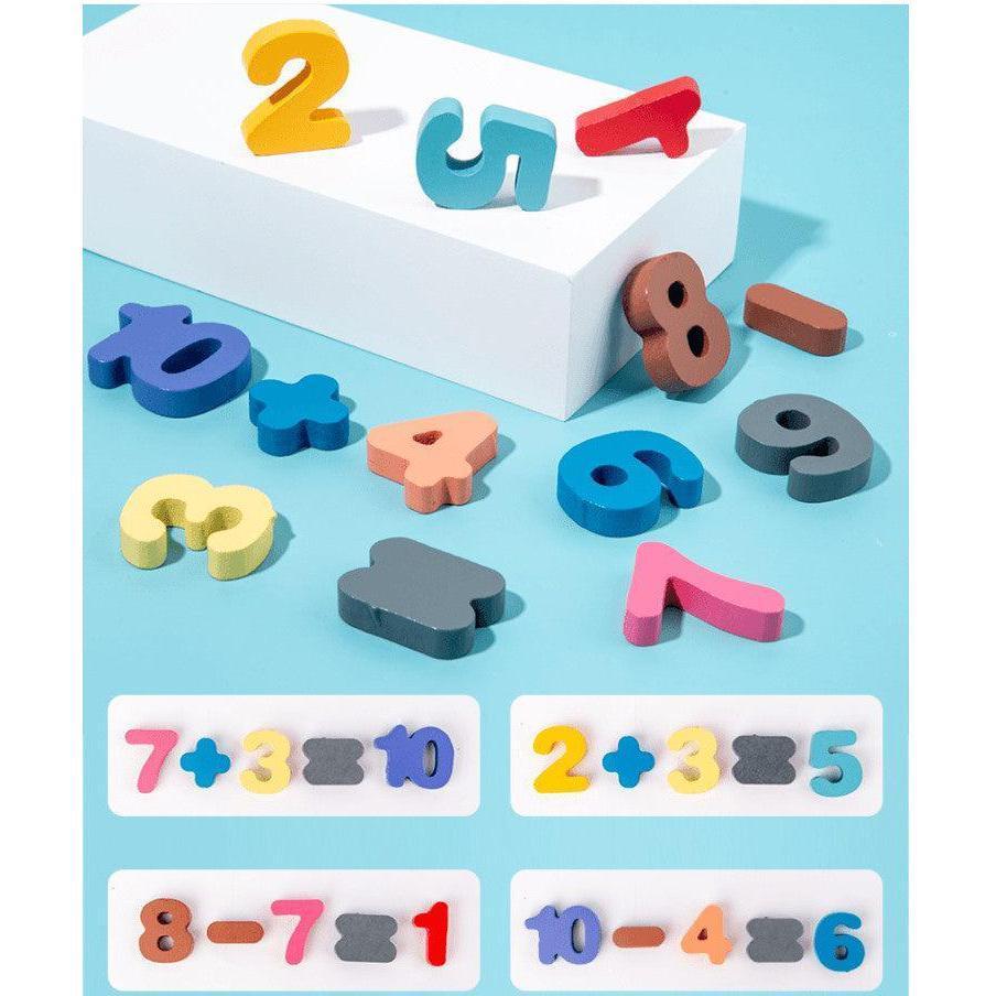 Premium Alphabet and Numbers Magnetic Educational Wooden Toys ( 6 in1) Duoowlsstore.com
