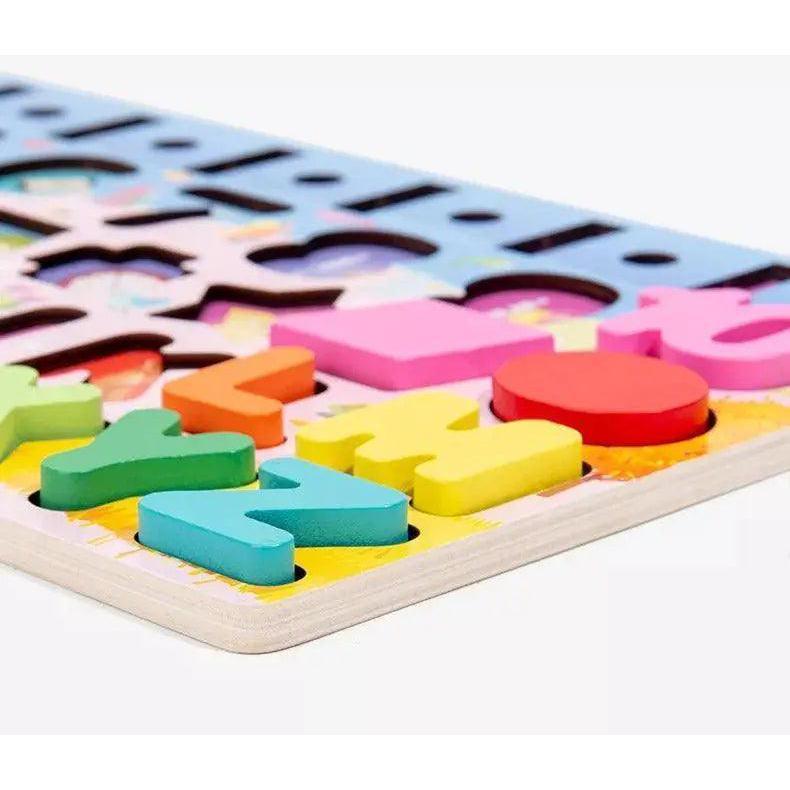 Premium Alphabet and Numbers Magnetic Educational Wooden Toys ( 6 in1) Duoowlsstore.com