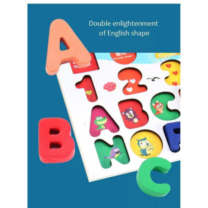 Premium Alphabet and Numbers Magnetic Educational Wooden Toys ( 6 in1) Duoowlsstore.com
